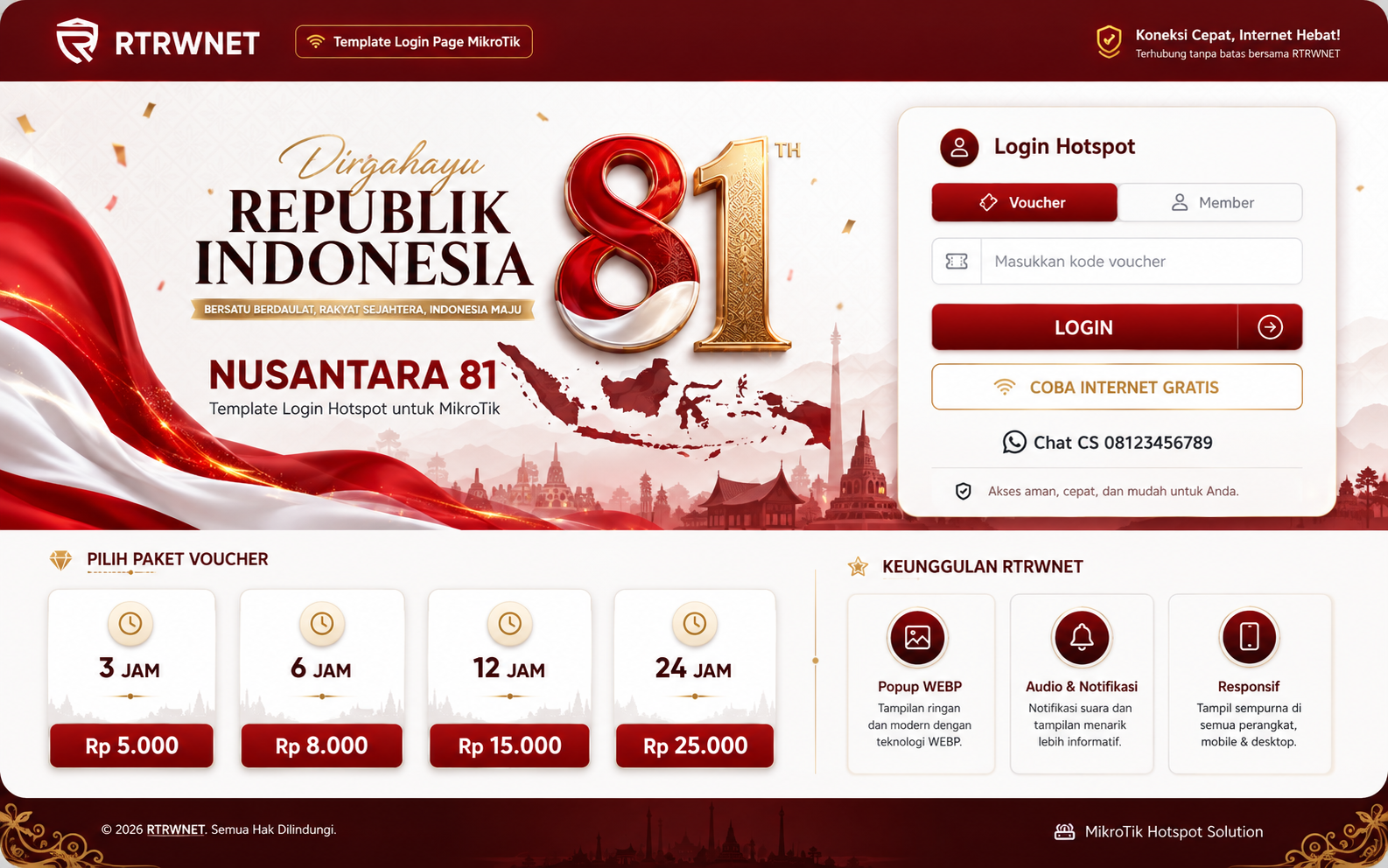 Login Hotspot MikroTik Nusantara 81