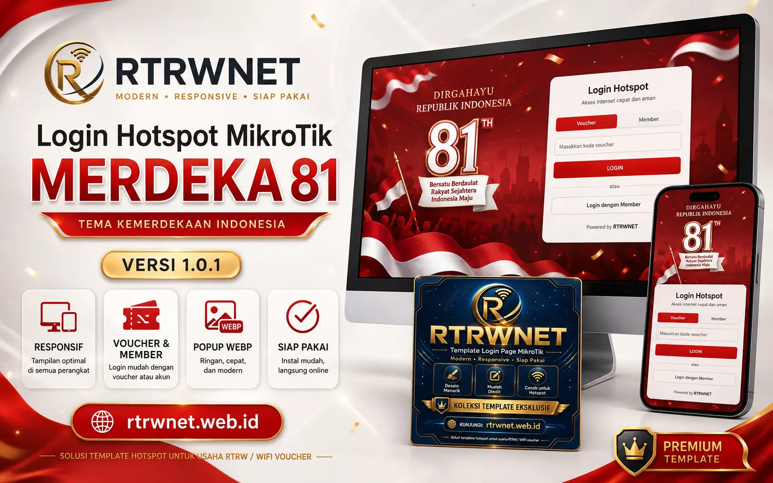 Login Hotspot MikroTik Merdeka 81